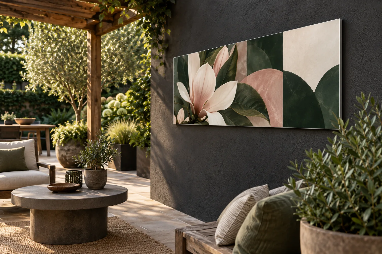 Tweede toepassing van aluminium wanddecoratie